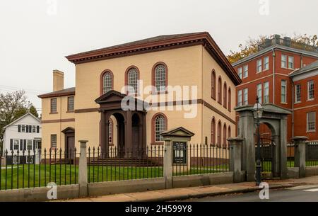 Touro Synagoge, Amerikas älteste Synagoge, in Newport, Rhode Island Stockfoto