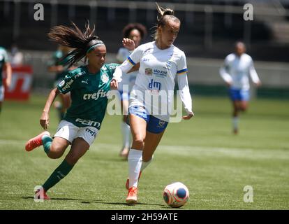 Sao Paulo, Brasilien. Juli 2021. Sao Paulo, Brasilien, 7. November 2021: KATRINE aus Palmeiras, während des Copa Paulista Finales zwischen Palmeiras und Sao Jose im Allianz Parque Stadion in Sao Paulo, Brasilien. Fernando Roberto/SPP Kredit: SPP Sport Pressefoto. /Alamy Live News Stockfoto