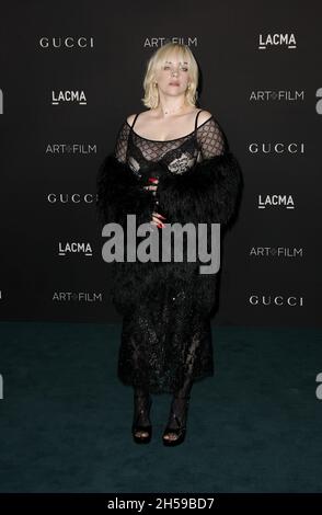 LOS ANGELES, KALIFORNIEN - 06. NOVEMBER: Billie Eilish nimmt an der 10. Jährlichen LACMA-KUNSTFILMGALA Teil, die Gucci am 06. November 2021 im Los Angeles County Museum of Art in Los Angeles, Kalifornien, präsentierte. Foto: Crash/imageSPACE/MediaPunch Stockfoto
