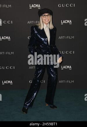 LOS ANGELES, KALIFORNIEN - 06. NOVEMBER: Diane Keaton nimmt an der 10. Jährlichen LACMA-KUNSTFILMGALA Teil, die Gucci am 06. November 2021 im Los Angeles County Museum of Art in Los Angeles, Kalifornien, moderiert hat. Foto: Crash/imageSPACE/MediaPunch Stockfoto