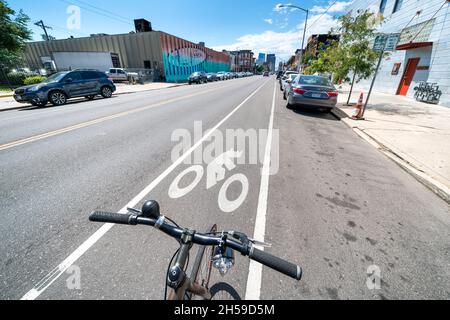 Wandmalereien im Rino Art District in Denver, Colorado, USA Stockfoto