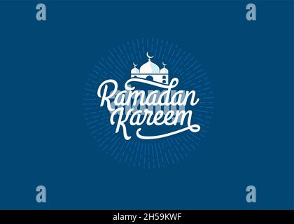 Ramadan Kareem Hintergrund Vektor, Ramadan Kareem Vektor Design Für Grußkarten Und Poster. Grußkarte, Ramadan-Hintergrunddarstellung. Stock Vektor
