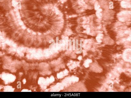 Rotes Farbmuster. Hippie Swirl Im Hintergrund. Farbe Stockfoto