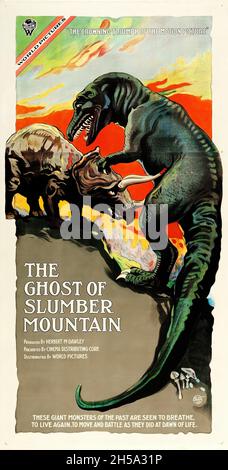 Vintage Filmplakat: Der Geist des schlummernden Berges (Weltbilder, 1918) Stockfoto