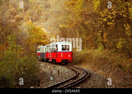 Budapester Kinderbahn (Gyermekvasút) Stockfoto