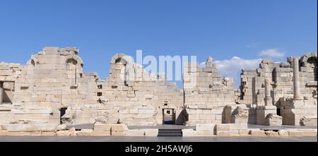Altes Theater in der antiken Stadt Patara. Antalya, Türkei Stockfoto
