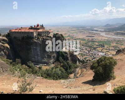 Kloster Agios Stephanos im Komplex des Klosters Meteora in Griechenland Sept. 2021. Foto von Stephane Lagadec/ABACAPRESS.COM Stockfoto