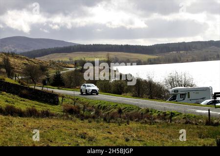 Clatteringshaws Loch - Schottland Stockfoto