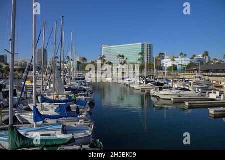 Das Hyatt Regency Hotel am Wasser, Long Beach CA Stockfoto