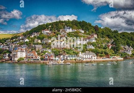 Kingswear von Dartmouth aus gesehen Stockfoto