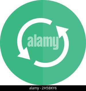 Geeignet für alle Arten von Situationen wie Umgebung, Zirkulation, Rotation, etc. Einfache aber stilvolle Vektorbilder. Stock Vektor