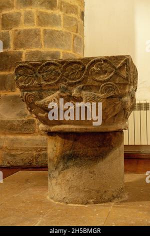 Religiöse und kirchliche Architektur von Asturien - Spanien. Stockfoto