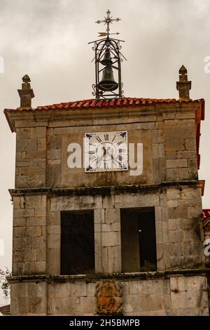 Religiöse und kirchliche Architektur von Asturien - Spanien. Stockfoto