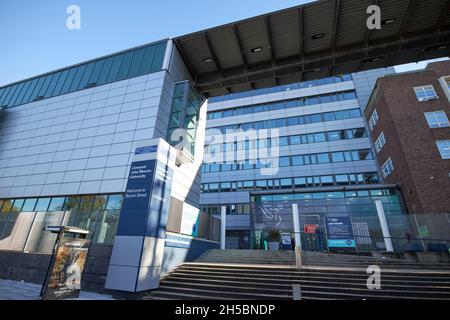 Liverpool John Moores University City Campus buildnig byrom Street Liverpool merseyside großbritannien Stockfoto