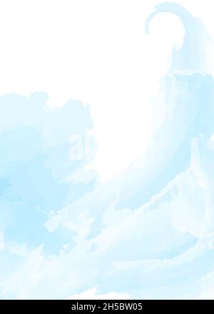 Abstrakt zarten Aquarell Hintergrund. Vektorgrafik Stock Vektor