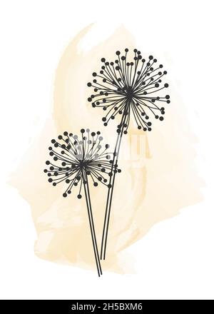 Ein modernes universelles Kunstposter. Geeignet für Grußkarten, Poster, Urlaubskarten, Corporate Cards, Einladungen. Abstraktes Design. Vektorgrafik Stock Vektor