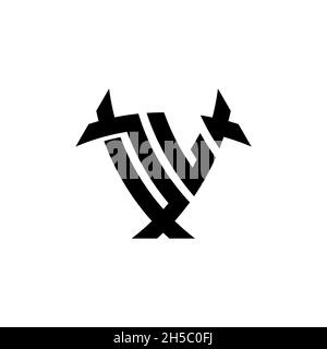 DL Monogram Logo-Buchstabe mit Dreieck-Schild und kreisförmiges Design auf isoliertem Hintergrund. Dreieck-Monogramm-Logo, Schild-Monogramm-Logo, Trian Stock Vektor