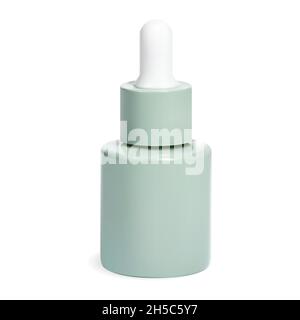 Öl Tropfflasche, kosmetisches Serum Essenz Paket. Pipettenkolben mit Bio-Hautgel, Augentropfen-Pipettenpaket. Organische Haut-Foundation-Lösung, nat Stock Vektor