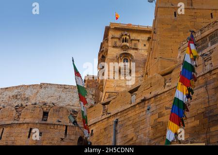 Fort von Jaisalmer in Rajasthan, Indien Stockfoto