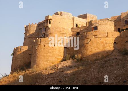 Fort von Jaisalmer in Rajasthan, Indien Stockfoto