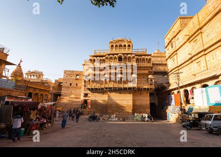 Fort von Jaisalmer in Rajasthan, Indien Stockfoto