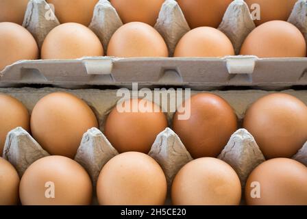 Eier zum Verkauf Stockfoto