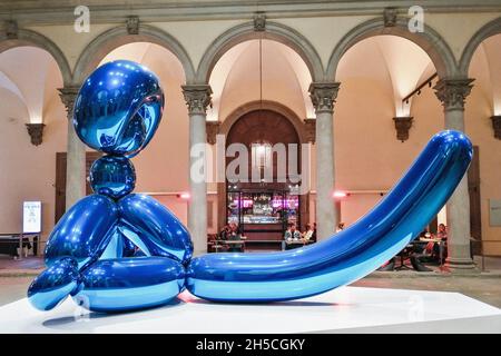 Italien, Florenz, Jeff Koons Ausstellung Stockfoto