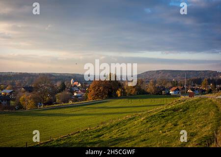 Apfeldorf am Lech, Lechrain, Bayern, Deutschland Stockfoto