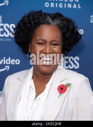 LONDON, ENGLAND - 08. NOVEMBER: Charlene White nimmt am 08. November 2021 in London, England, an der exklusiven Vorführung von Lioness: The Nicola Adams Story at Sea Containers Teil. Foto Gary Mitchell/Alamy Live News Stockfoto