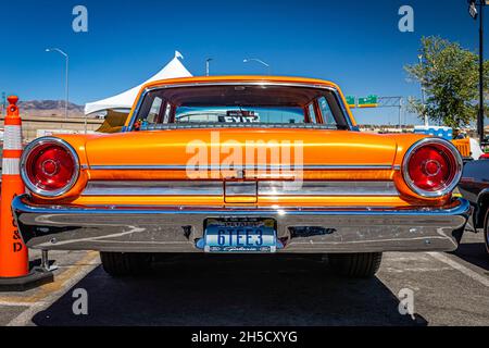 Reno, NV - 5. August 2021: 1963 Ford Galaxie Sedan auf einer lokalen Automobilmesse. Stockfoto