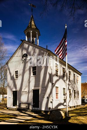 Lee Akademie Madison Grün Historic District Madison, Connecticut, USA Stockfoto