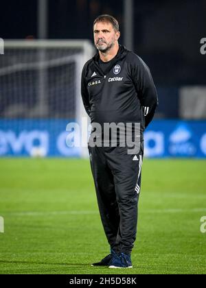 Luca D'Angelo (Cheftrainer Pisa) bei AS Cittadella gegen AC Pisa, Italienische Fußball-Liga BKT in Cittadella (PD), Italien, November 07 2021 Stockfoto