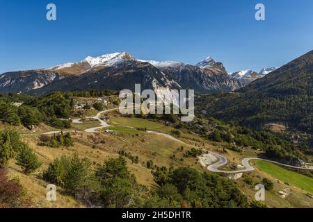 FRANKREICH, Savoie (73), Aussois, Barriere de l'Esseillon (ou forts de l'Esseillon) Stockfoto