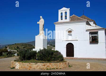 Hermitage der Heiligsten Jungfrau (Ermita de la Virgen de los Remedios), Velez Malaga, Costa del Sol, Provinz Málaga, Andalusien, Spanien. Stockfoto