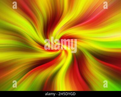 Abstrakt verdrehte Lichtfasern wirken Hintergrund mit Linien Stockfoto