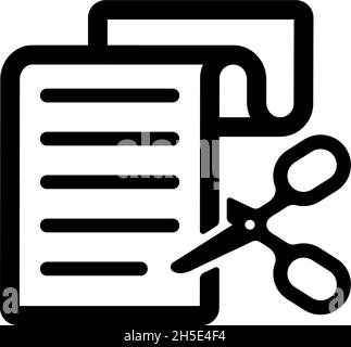 Editor, Bearbeiten von Vektorsymbole Illustration Stock Vektor