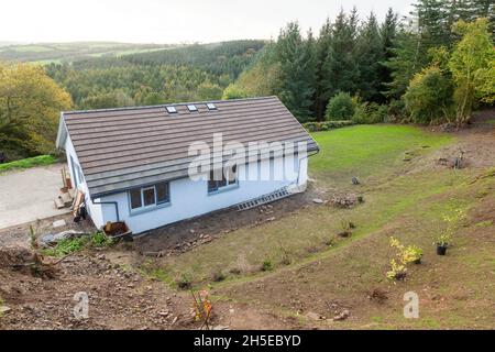 Landhaus auf dem Bauernhof, High Bickington, Devon , England, Vereinigtes Königreich Stockfoto