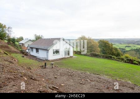 Landhaus auf dem Bauernhof, High Bickington, Devon , England, Vereinigtes Königreich Stockfoto