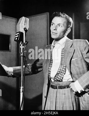 William P. Gottlieb Fotografie von Frank Sinatra Stockfoto