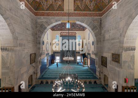 Die Grüne Moschee (Yesil Camii) in Bursa, Türkei Stockfoto