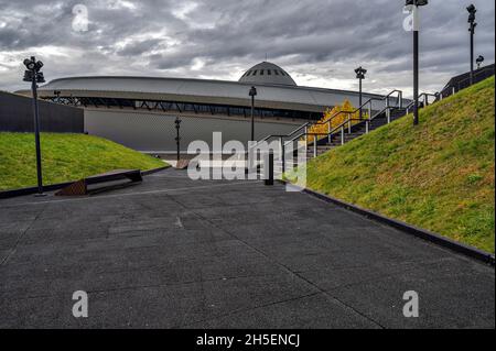 Spodek Arena in Katowice in Polen Stockfoto