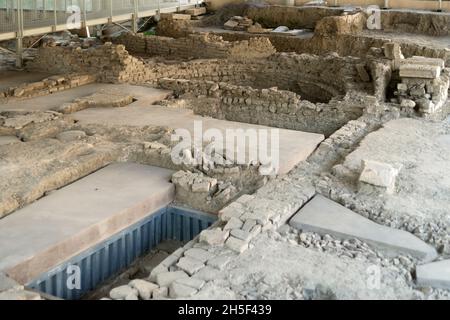 Alte Kathedrale Santa Maria in Aprutiensis, Domus, Teramo, Abruzzen, Italien, Europa Stockfoto