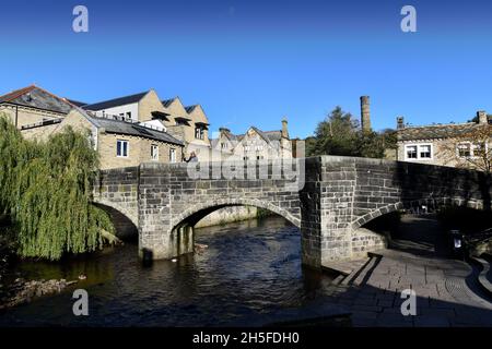 Hebden Bridge im Upper Calder Valley in West Yorkshire, England, Großbritannien Stockfoto