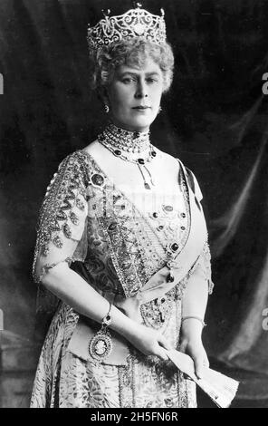 KÖNIGIN MARIA VON TECK (1867-1953) Ehefrau von Georg V. Stockfoto