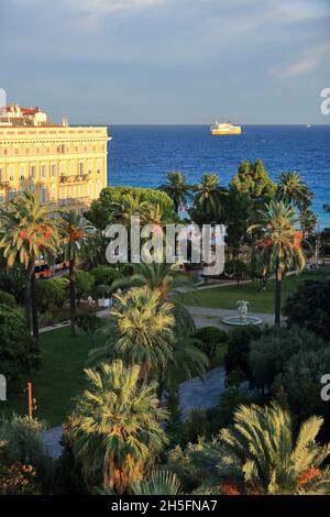 Nice, Jardin Albert 1er, Alpes Maritimes, 06, Cote d'azur, PACA, Stockfoto