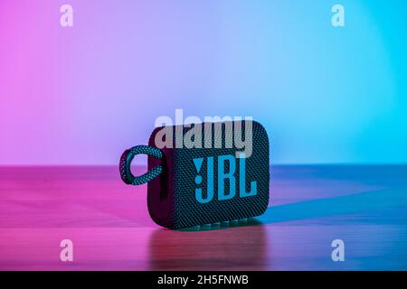 JBL Go 3 Bluetooth-Lautsprecher Stockfoto