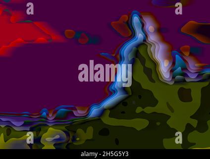 Abstrakte Kunst. Stockfoto