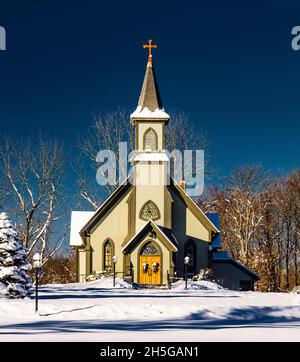 Most Holy Trinity Church Pomfret Street Historic District   Pomfret, Connecticut, USA Stockfoto