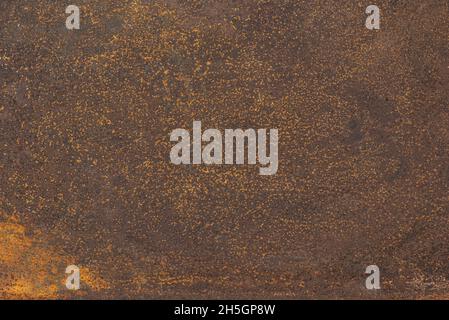Draufsicht rostige metallische Oberfläche. Auflösung und hochwertige schöne Fotos Stockfoto