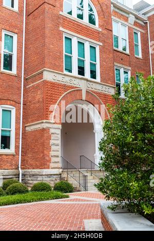 Clemson, SC – 17. September 2021: Tillman Hall auf dem Campus der Clemson University Stockfoto